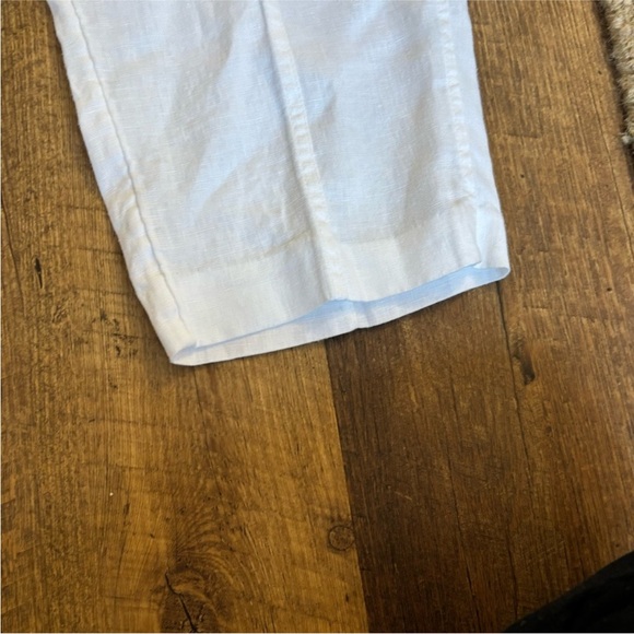 ATHLETA RETREAT HIGH RISE LINEN ANKLE PANT women’s size large - Picture 9 of 13